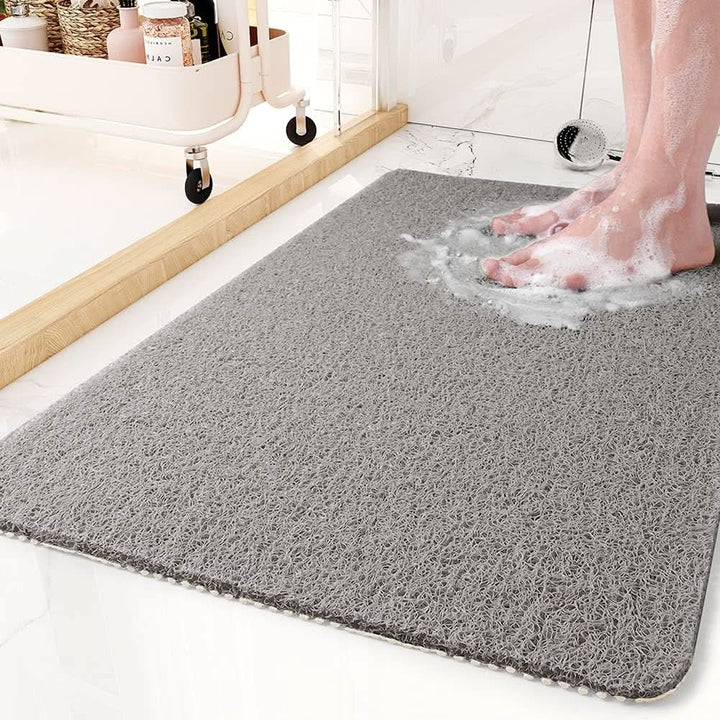 Norvo | Aqualuxe Dushmatte – Rutsjedempende Dushmatte med Dreneringssystem & loofah-mykt Overflate