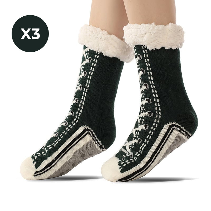 Norvo | Ultra-tykke Cashmere Slipper Hjem Sokker