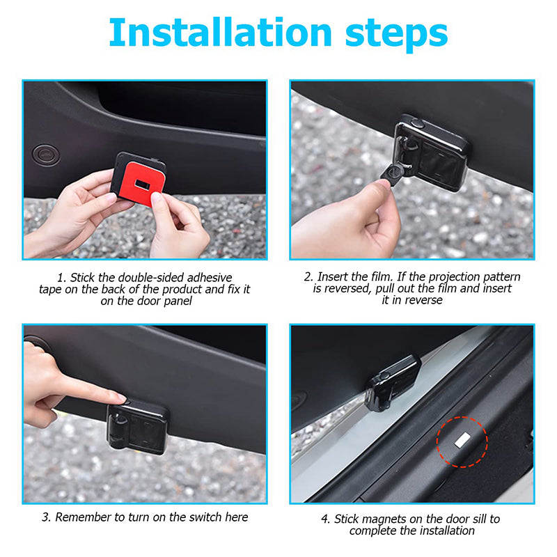 Norvo | Biltilbehør LED Dørlys Prosjektor