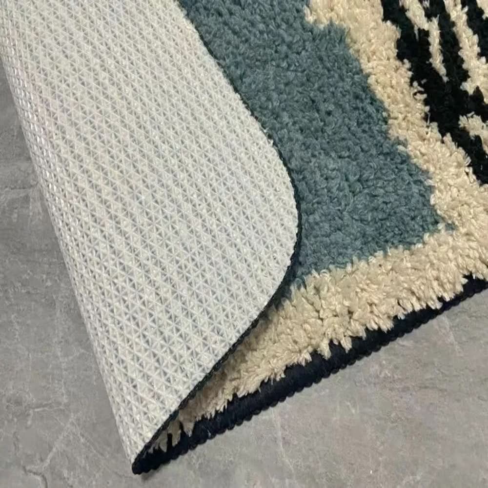 Norvo | Abstrakt Antiskli Badmatte – Myk Luksusdesign