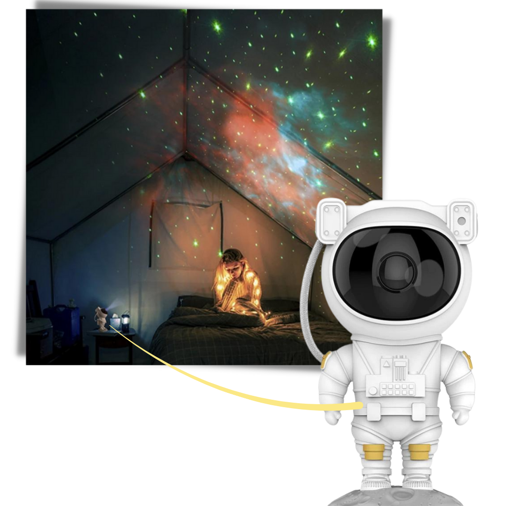 Astronaut projektor nattlampe