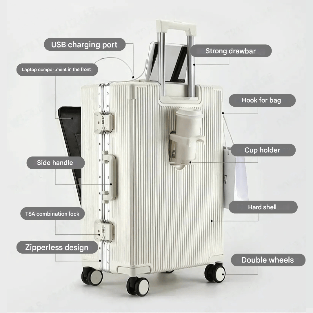Norvo | Hard Carry-On Suitcase – Manhattan Pro