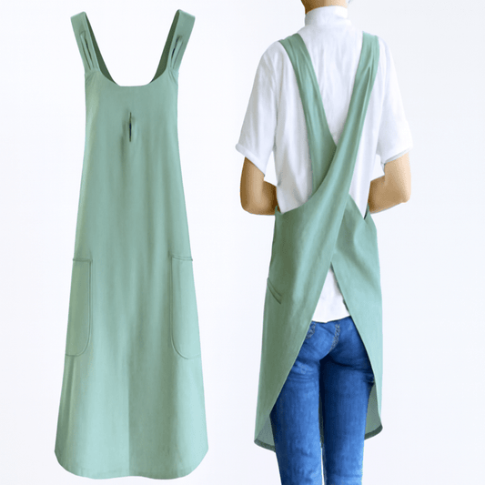 Norvo | Elegant forkle med kryssrygg for håndverk