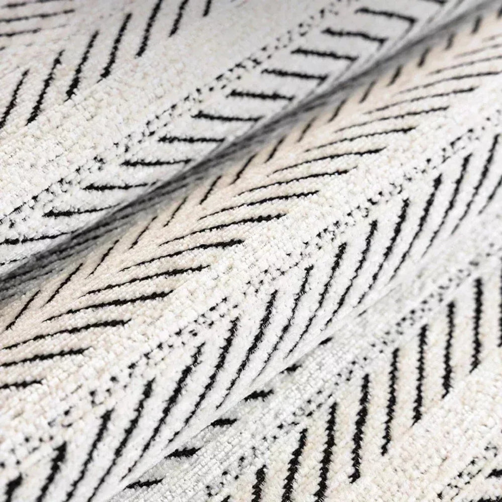 Norvo | Aurivelle Herringbone Sofa Cover med bølgekanttrim