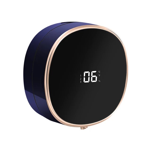 Norvo | Cleon 5-i-1 Smart Automatisk Såpedispenser med LED-skjerm – Berøringsfri, Oppladbar & Veggmonterbar