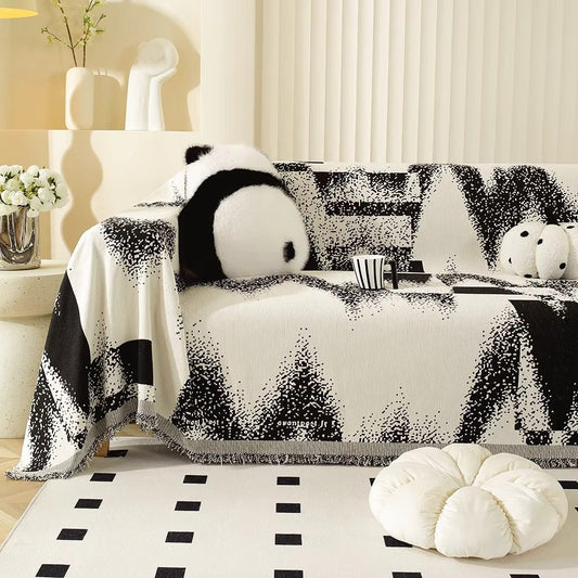 Norvo | Avant-Garde Abstract Chenille Sofa Cover