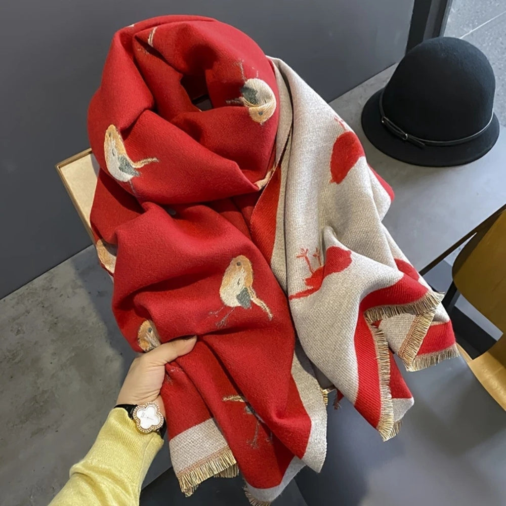 Norvo | Aviary Pustende Fugljacquard Sjal