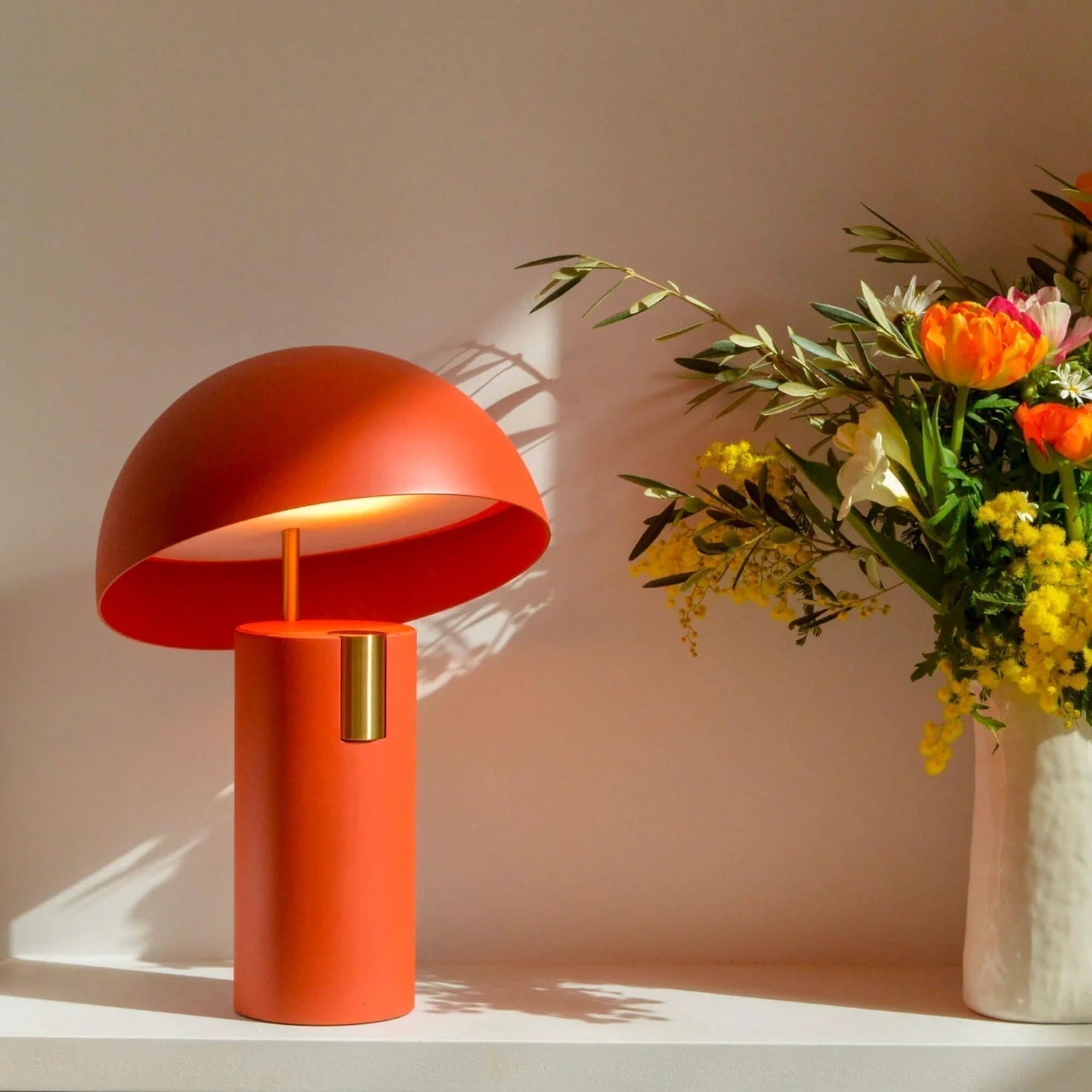 Norvo | Bordlampe - RetroWave - Minimalistisk & Justerbart Design - Chic Moderne Eleganse