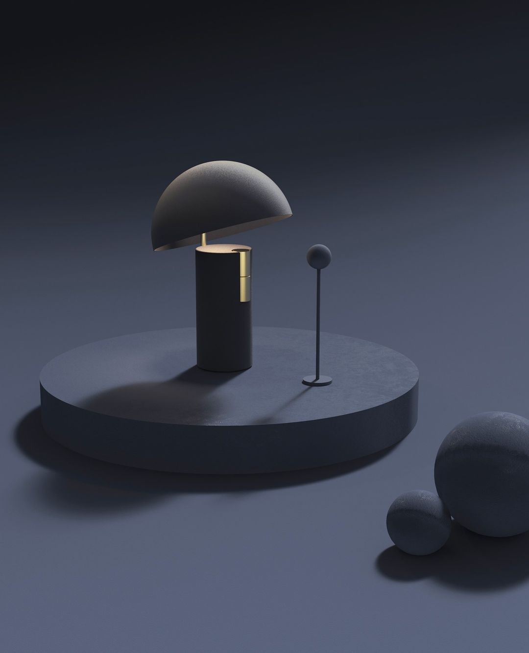 Norvo | Bordlampe - RetroWave - Minimalistisk & Justerbart Design - Chic Moderne Eleganse