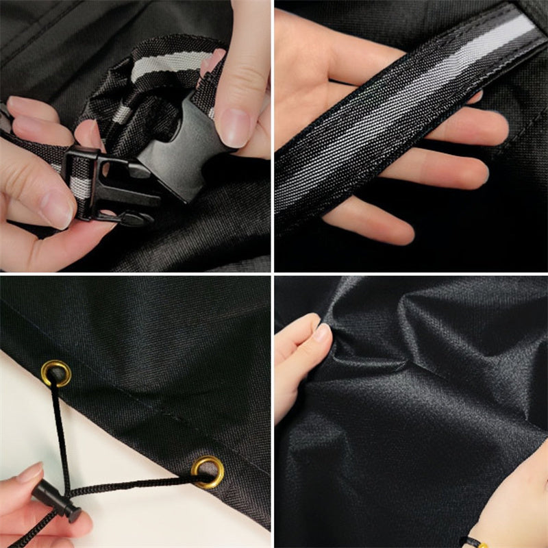 Norvo | Rund Vanntett Møbelbeskyttelse til Hage | Tung-duty, UV-bestandig & Justerbar for Utendørsbord og Stoler