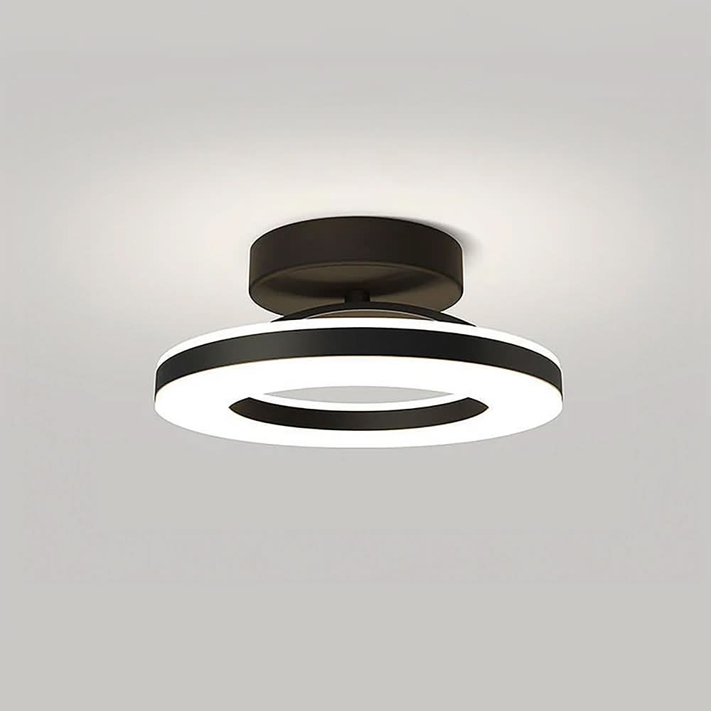 Norvo | ZAYNO Svart LED Taklampe – Moderne Innfelt Montert