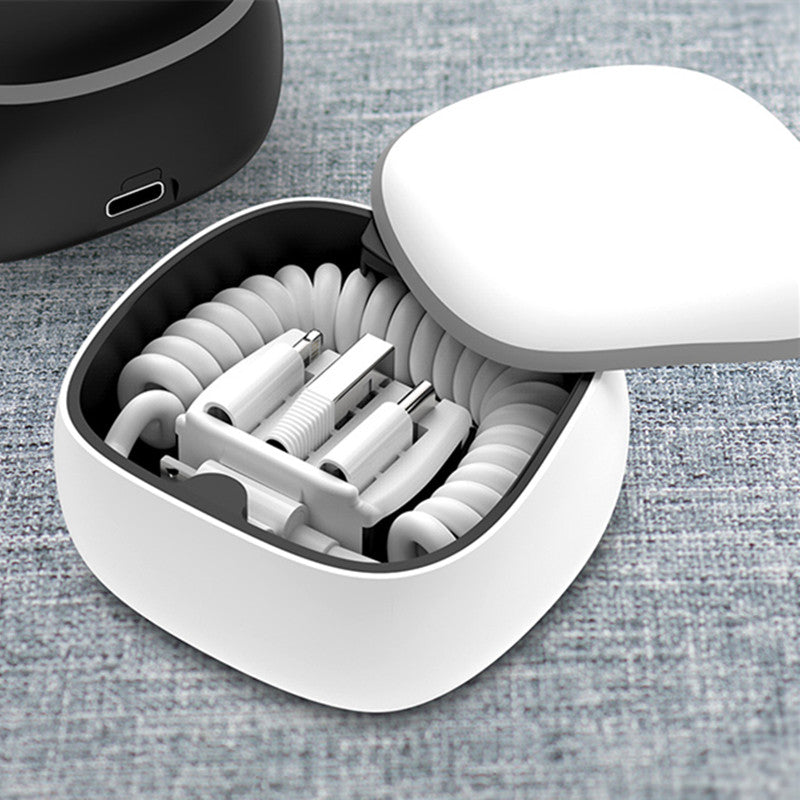 Norvo | Alt-i-ett vårkabel power bank Type-c Android lightning lagringsboks Nødhjelp mini power bank