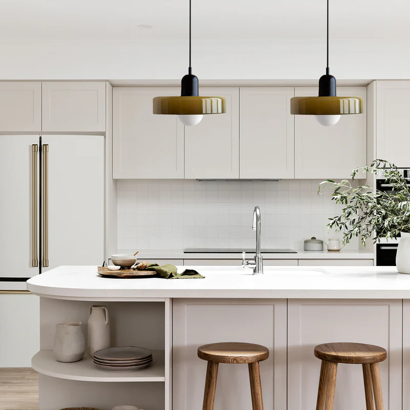 Norvo | Bauhaus Inspirert Fargerik Glass Pendellampe