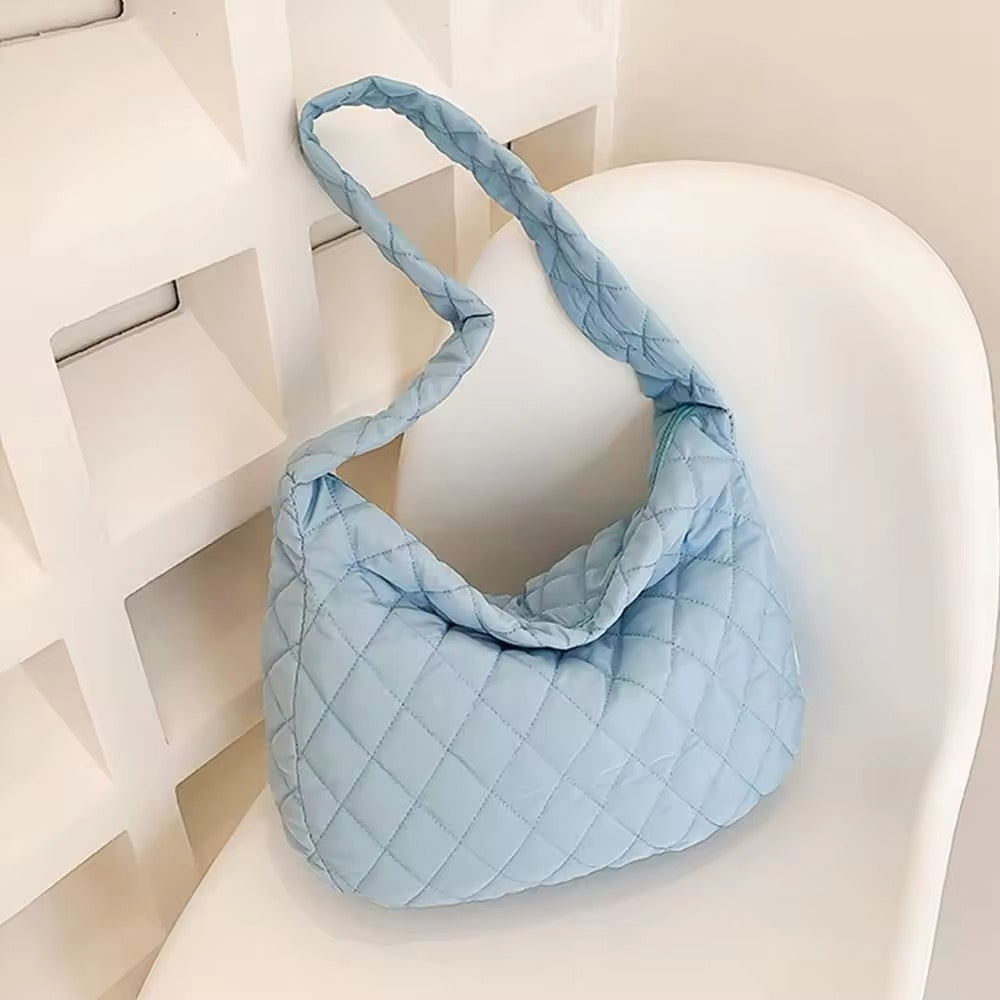 Norvo | Polstret Ballett Extra Large Puffer Tote Crossbody Polstret Skulderveske