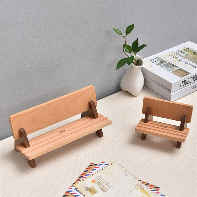 Norvo | Solid Wood Justerbar Og Oppladbar Nettbrett/Telefon Stativ