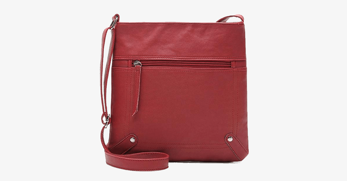 Norvo | Crossbody Messenger Bag - Laget av PU-lær - Høy kvalitet - Multifunksjonelle vesker