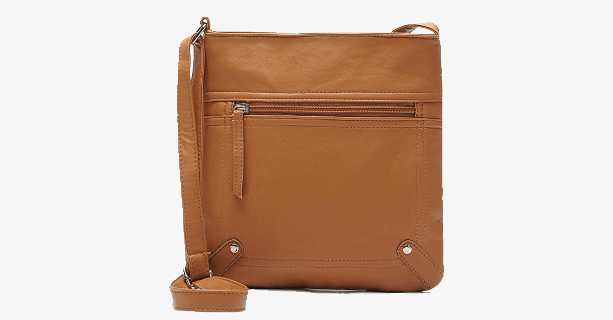 Norvo | Crossbody Messenger Bag - Laget av PU-lær - Høy kvalitet - Multifunksjonelle vesker