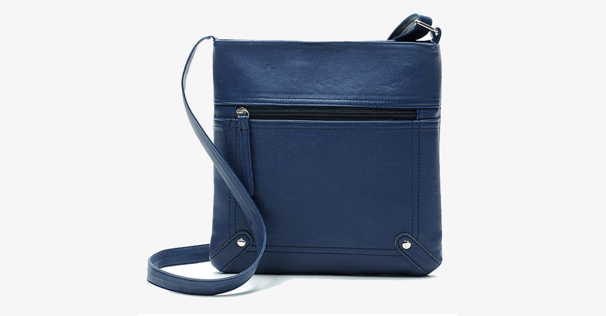 Norvo | Crossbody Messenger Bag - Laget av PU-lær - Høy kvalitet - Multifunksjonelle vesker