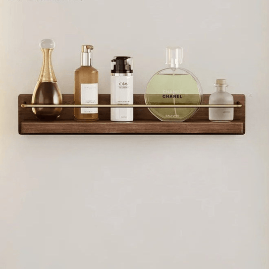 Norvo | Bambus Vegg Kåpehenger med Hylle & Robuste Kroker