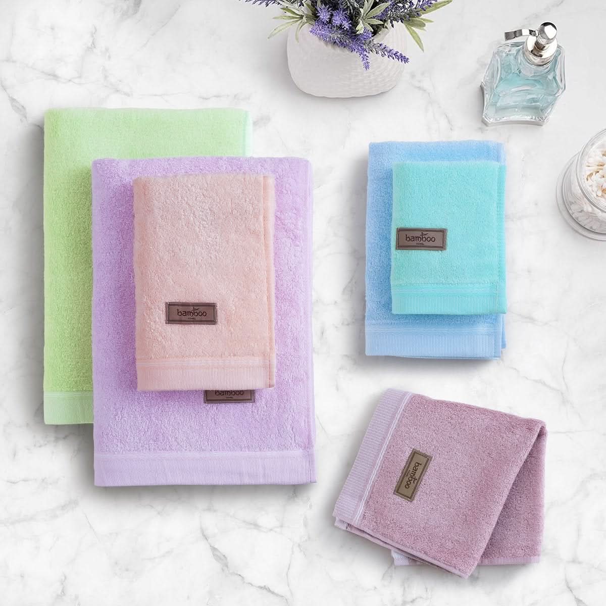 Norvo | Neravia Bambusessenshåndkle | Mykt, Høyt Absorberende & Antibakterielt | Premium Bambusfiber | Bærekraftig Spa Håndkle