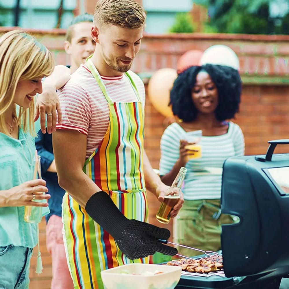 Norvo | Ekstrem varmebestandige BBQ-hansker for trygg grilling