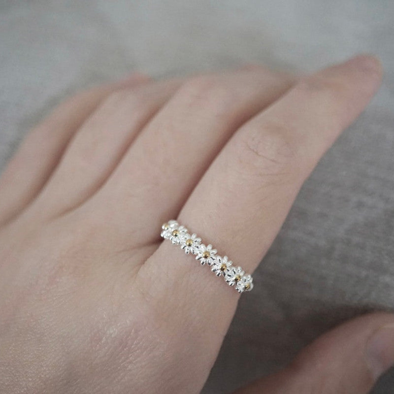 Norvo | Daisy Ring – Justerbar Blomster Ring For Damer