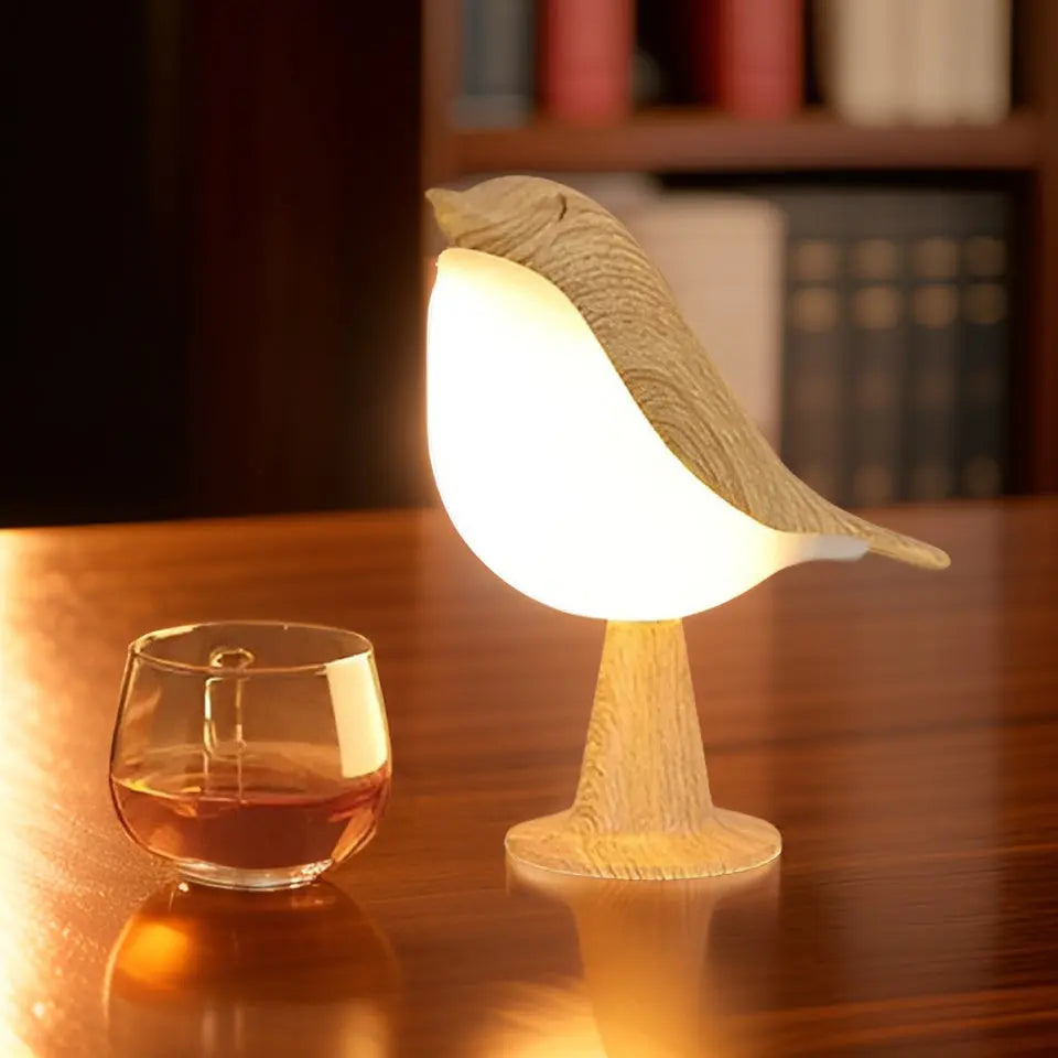 Norvo | Fugl Lampe - Lumina - Berøringskontroll - Aromaterapi