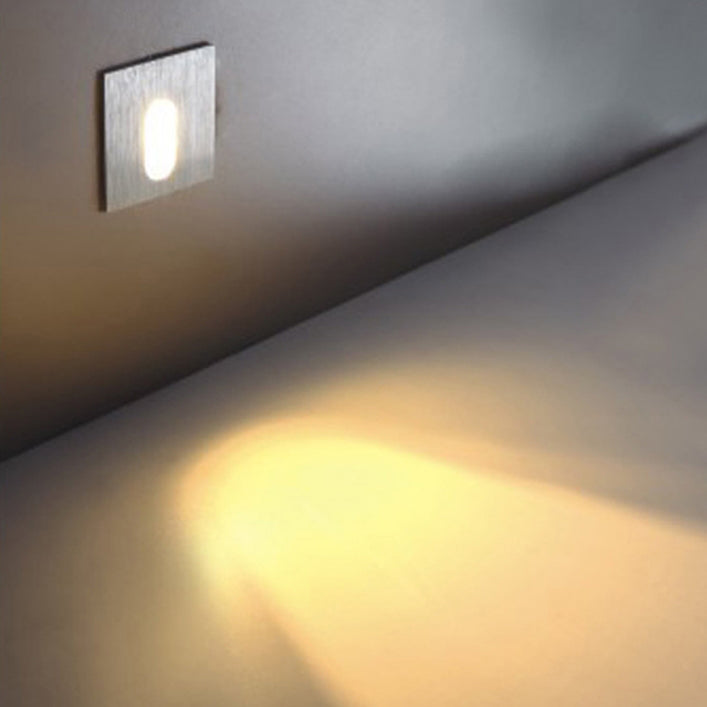 Norvo | Moderne Art Deco Rund Firkan Aluminium Vanntett LED Vegglys for Gangene