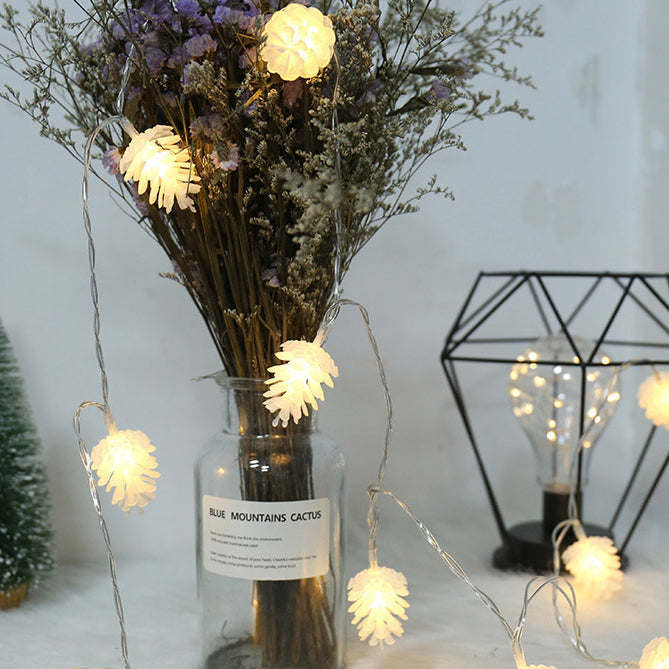 Norvo | Moderne Art Deco Vanntett Solbatteri PVC Kongle LED Lyskjede For Hage & Utendørs Patio