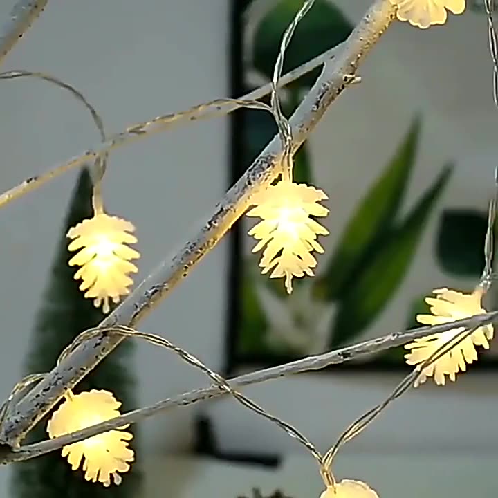 Norvo | Moderne Art Deco Vanntett Solbatteri PVC Kongle LED Lyskjede For Hage & Utendørs Patio