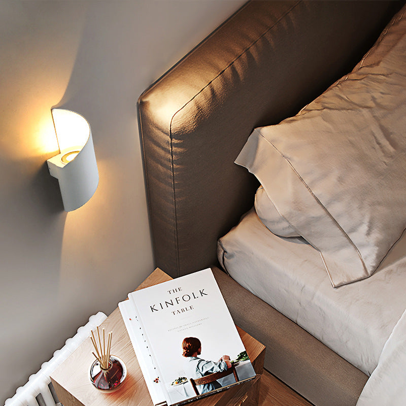 Norvo | Moderne Minimalistisk Vanntett Spiral Aluminiums Akryl LED Vegglampe for Soverom