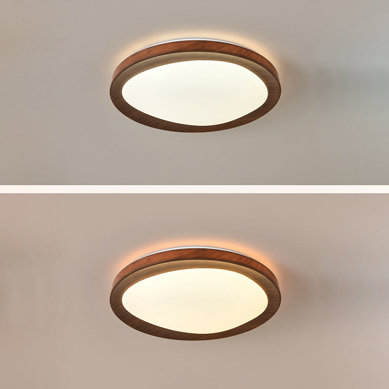 Norvo | Enkelhet Jern Akryl Rund LED Taklampe for Soverom