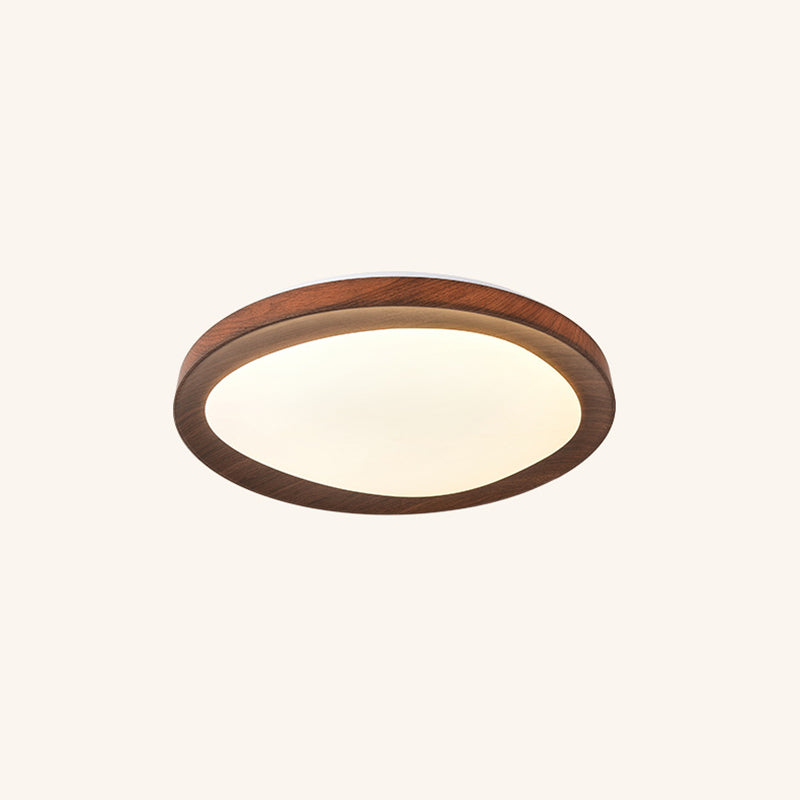 Norvo | Enkelhet Jern Akryl Rund LED Taklampe for Soverom