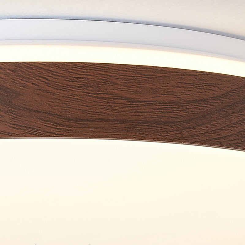 Norvo | Enkelhet Jern Akryl Rund LED Taklampe for Soverom