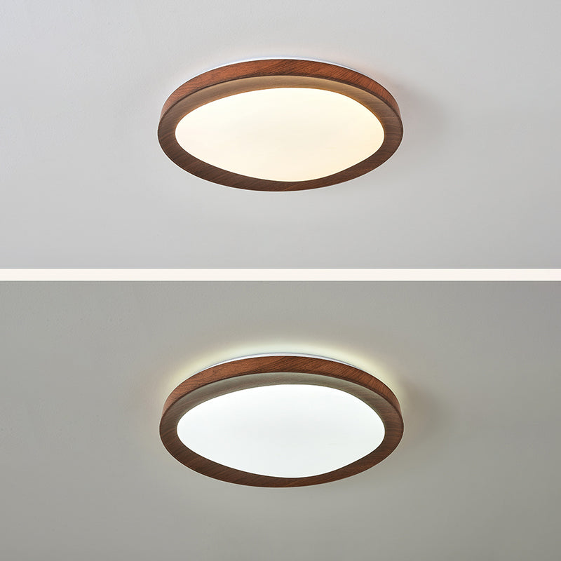 Norvo | Enkelhet Jern Akryl Rund LED Taklampe for Soverom