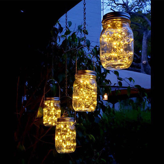 Norvo | Moderne Enkel Sol Vanntett Stjerne Flaske Sylinder Rustfritt Stål Glass LED Utendørs Lys for Hagen