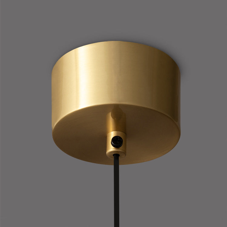 Norvo | Minimalistisk Rund Sylinder Jern LED Pendellampe for Soverom