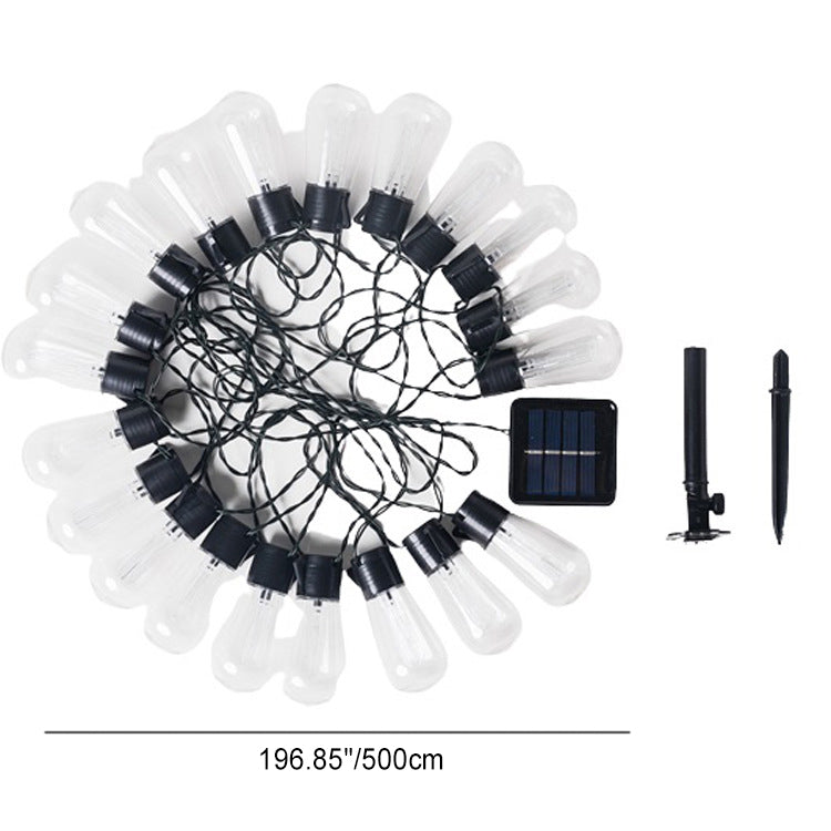 Norvo | Modern Minimalist Rund Lang Linje Glass Jern LED Lysstreng For Hage
