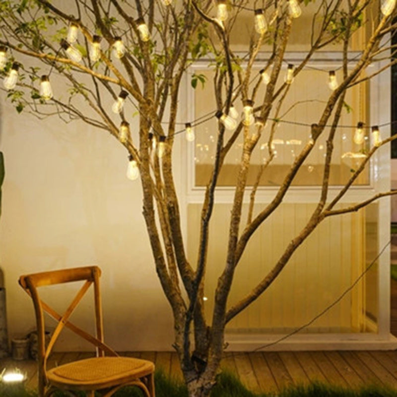 Norvo | Modern Minimalist Rund Lang Linje Glass Jern LED Lysstreng For Hage