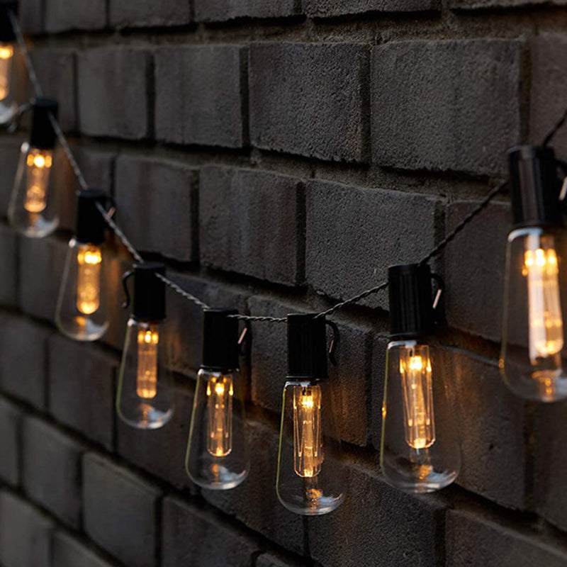 Norvo | Modern Minimalist Rund Lang Linje Glass Jern LED Lysstreng For Hage