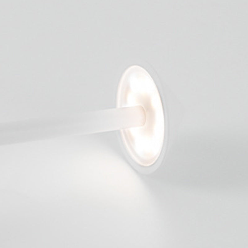 Norvo | Modern Enkelhet Triangel Kjegle Rund Akryl Sylinder Jern LED Bordlampe for Stuen