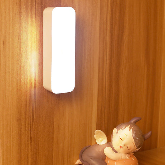 Norvo | Moderne Minimalistisk Oppladbar Magnetisk Sugkopps Plaststrimm Rectangulær LED Vegglampe Nattlampe For Studering