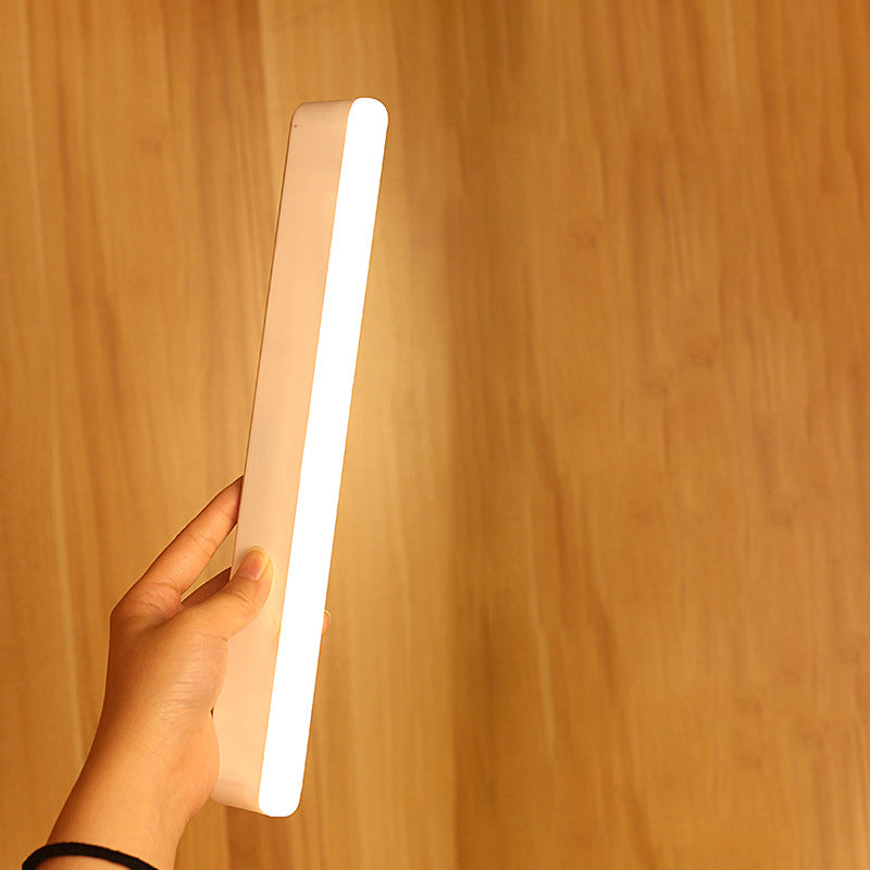 Norvo | Moderne Minimalistisk Oppladbar Magnetisk Sugkopps Plaststrimm Rectangulær LED Vegglampe Nattlampe For Studering