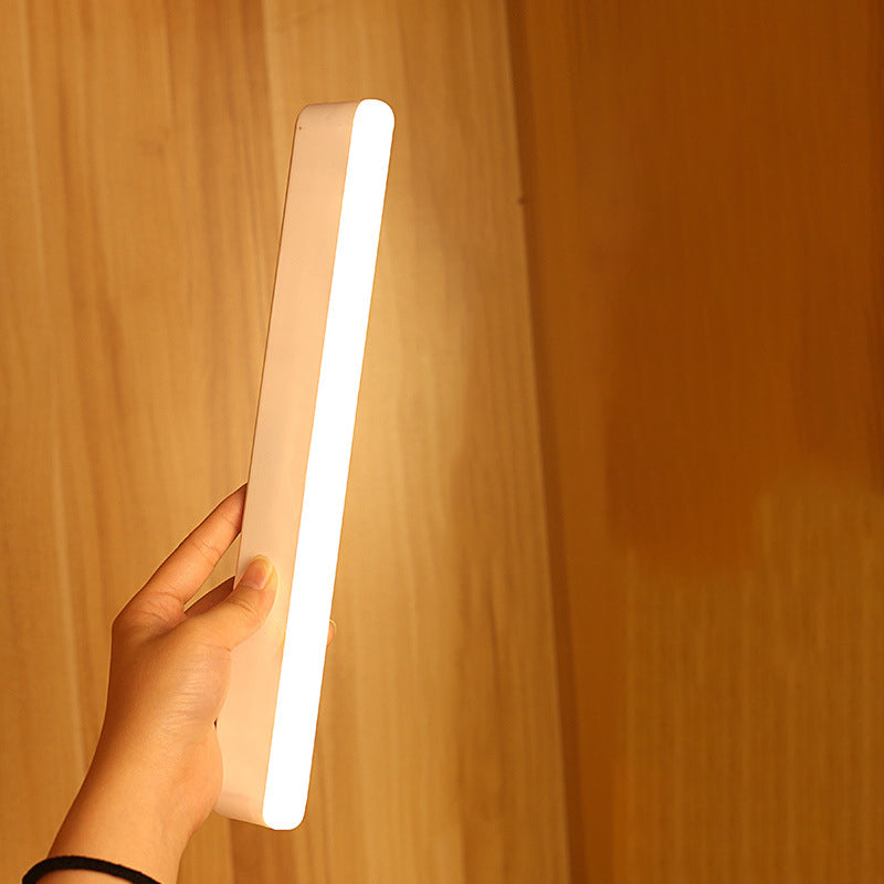 Norvo | Moderne Minimalistisk Oppladbar Magnetisk Sugkopps Plaststrimm Rectangulær LED Vegglampe Nattlampe For Studering