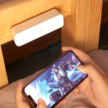 Norvo | Moderne Minimalistisk Oppladbar Magnetisk Sugkopps Plaststrimm Rectangulær LED Vegglampe Nattlampe For Studering