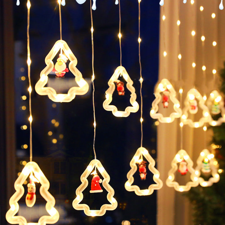 Norvo | Moderne Art Deco USB Batteri Vanntett Juletre PVC PS LED Lyslenker For Soverom