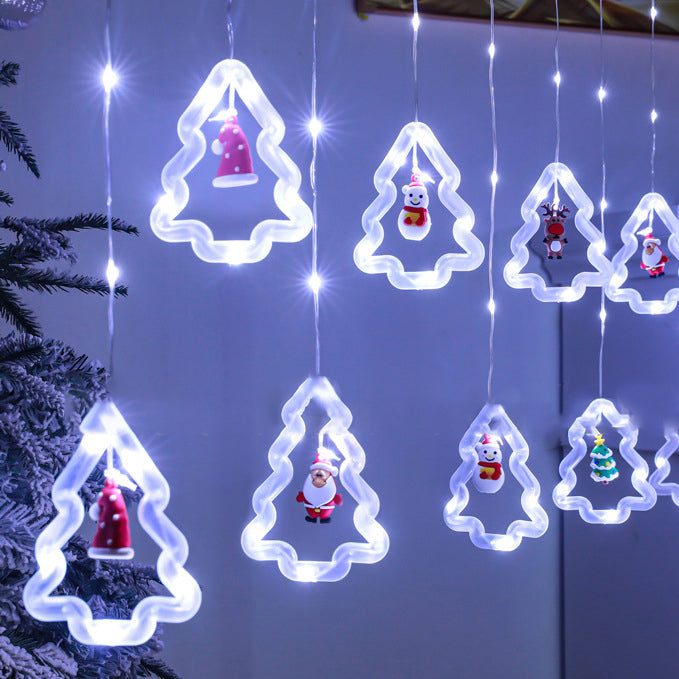 Norvo | Moderne Art Deco USB Batteri Vanntett Juletre PVC PS LED Lyslenker For Soverom