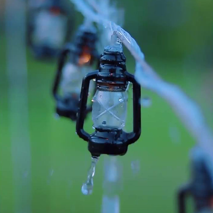 Norvo | Moderne Retro Solbatteri Vanntett PVC Plastikk Bensintank LED Lyskaster Utendørs Lys For Hage