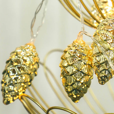 Norvo | Moderne kreative USB-batteri PE furukongle LED lyslenker for underholdningsrom