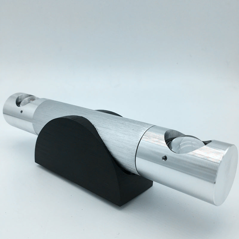 Norvo | Moderne industriell aluminium-akryl stripet børstet roterende LED vegglampe for gang
